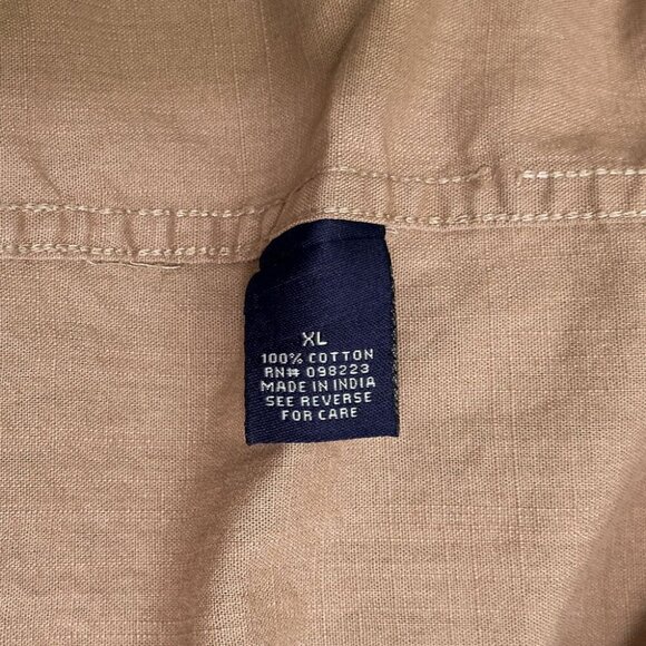 Austin Short Sleeve Button Down Cotton Shirt, Men's XL - Picture 4 of 4